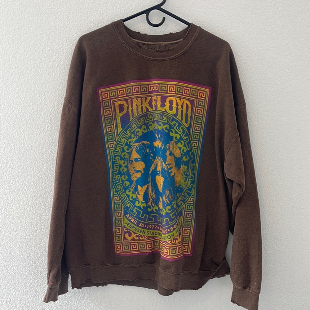 Oversized, Pink Floyd sweatshirt